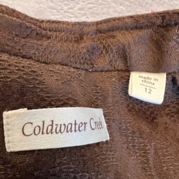 Coldwater Creek Women's Jacket 12 Brown - Picture 9 of 15